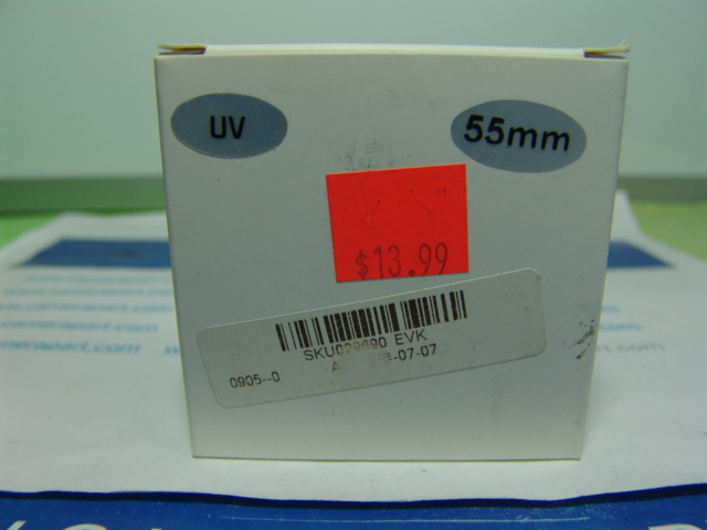 55MM UV FILTER BRODA