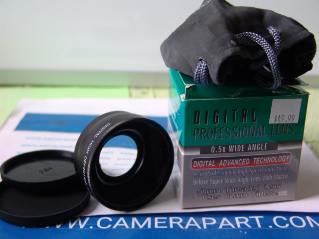 DIGITAL PROFESSIONAL LENS 0.5X WIDE ANGLE