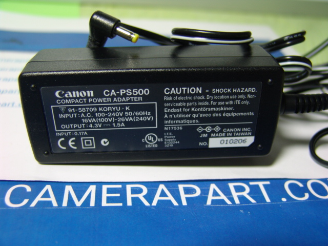 CANON ACK500 COMPACT POWER ADAPTER