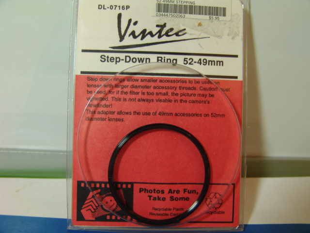 52MM-49MM STEP DOWN RING