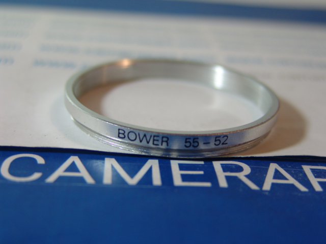 BOWER ADAPTER STEP DOWN RING 55MM-52MM