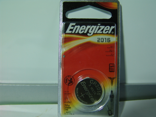 ENERGIZER CR2016 3V LITHIUM BATTERY