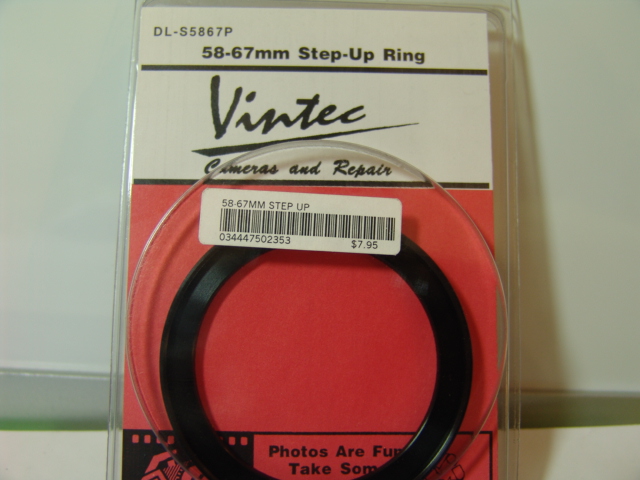 58MM-67MM STEP UP RING