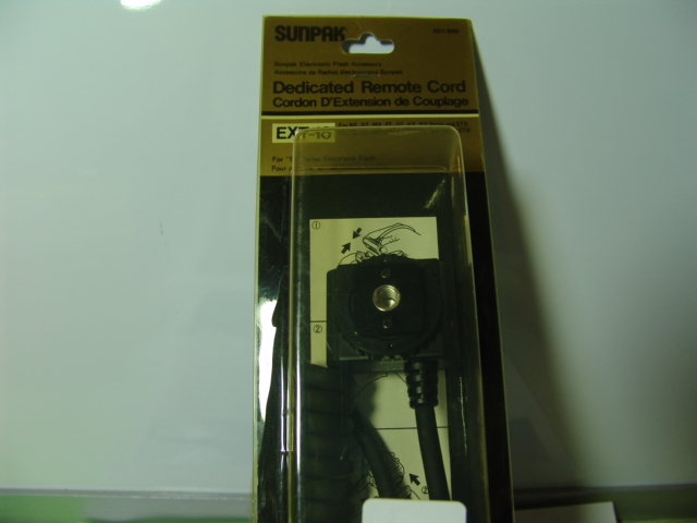 SUNPAK DEDICATED REMOTE CORD EXT-10