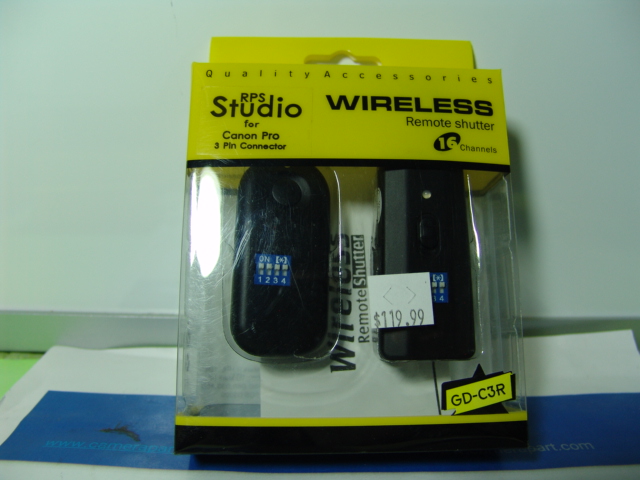 RPS STUDIO WIRELESS REMOTE SHUTTER GD-C3R