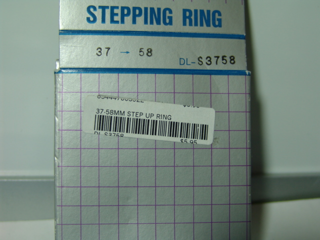 37MM-58MM STEP UP RING