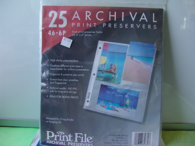 25 ARCHIVAL PRINT PRESERVERS