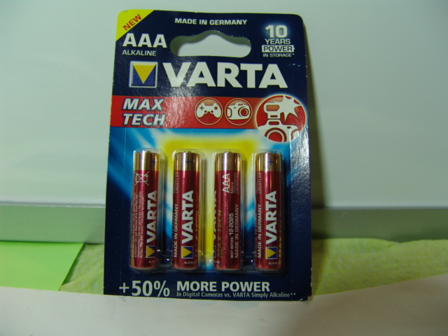 VARTA BATTERY AAA