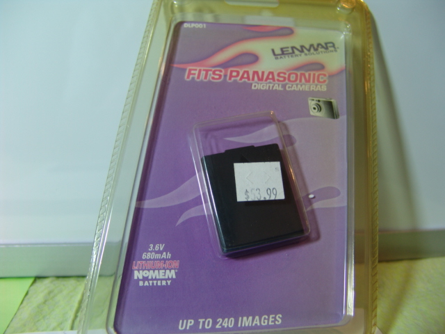 PANASONIC BATTERY CGA-S001