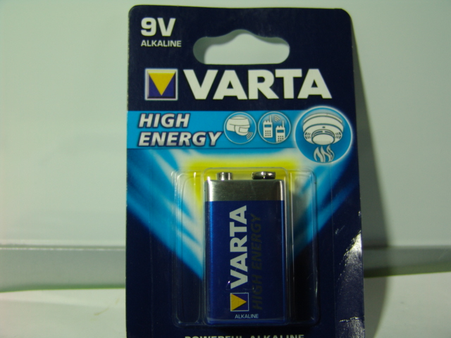 VARTA BATTERY 9V ALKALINE