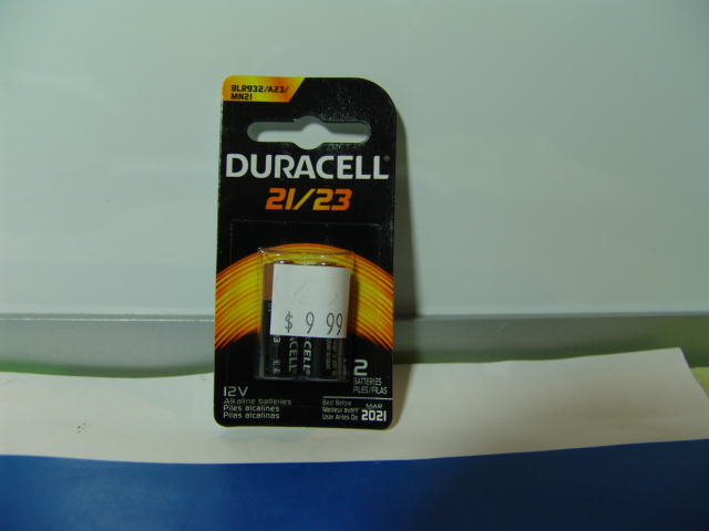 DURACELL BATTERY 21/23