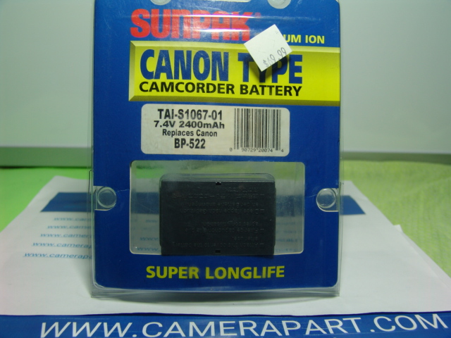 CANON BATTERY BP-522