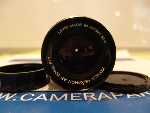 KONICA HEXANON AR 50MM F1.7 LENS