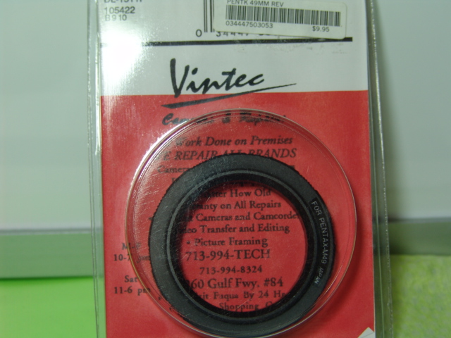 49MM REVERSE RING FOR MINOLTA