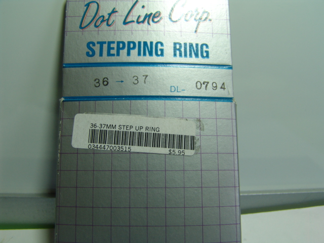 36MM-37MM STEP UP RINGS