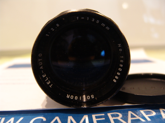 SOLIGOR 135MM F2.8 TELE LENS