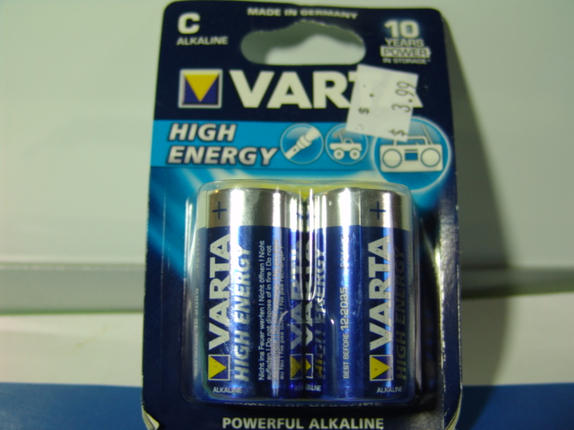 VARTA BATTERY C ALKALINE