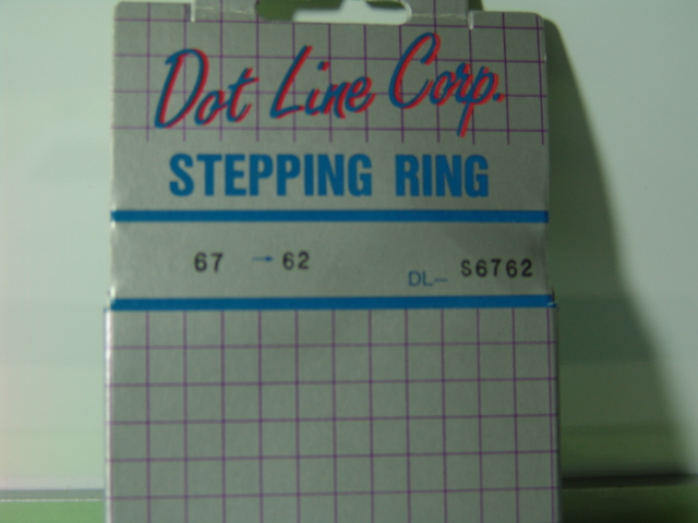  67MM-62MM STEP DOWN RING