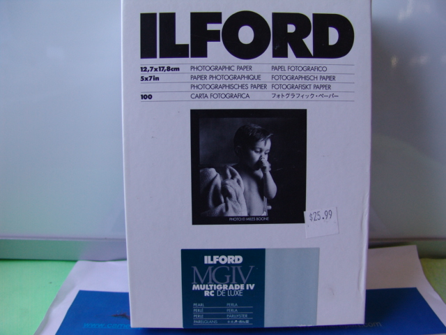 ILFORD PHOTOGRAPHY PAPER 5x7 100 PEARL