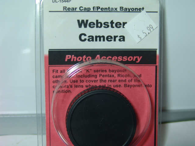 REAR LENS CAP FOR PENTAX