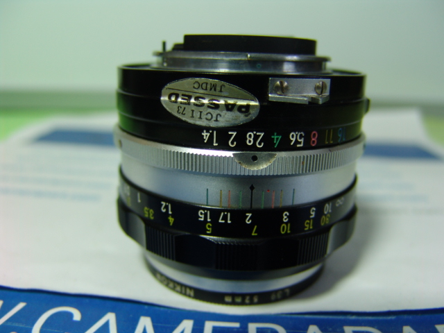 NIKON NIKKOR-S AUTO 50MM F1.4 LENS