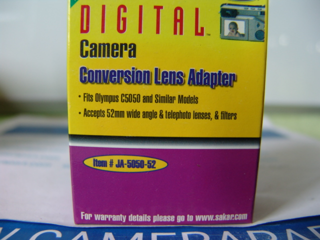 CONVERSION LENS ADAPTER FOR OLYMPUS C5050