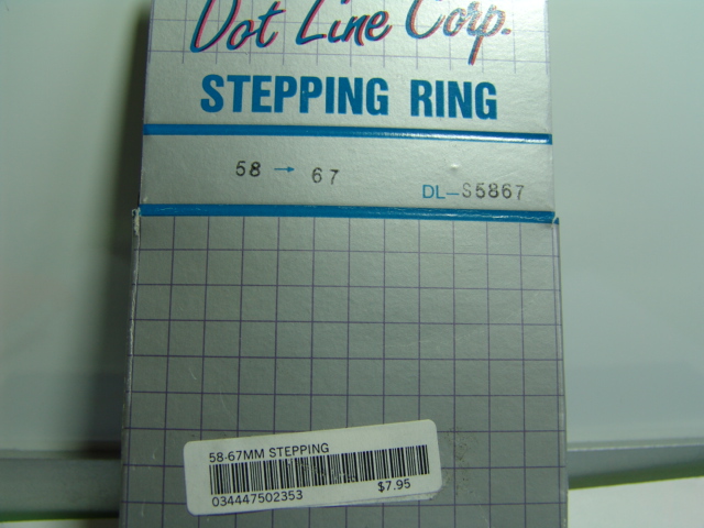 58MM-67MM STEP UP RINGS