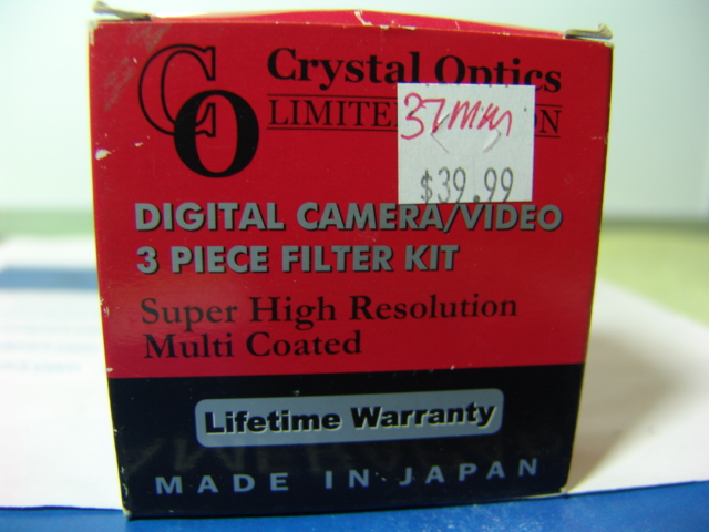 37MM 3 PIECE FILTER KIT