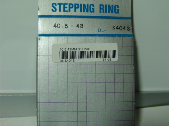40.5MM-43MM STEP UP RING