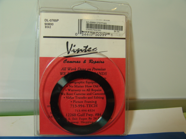 62MM-49MM STEP DOWN RING