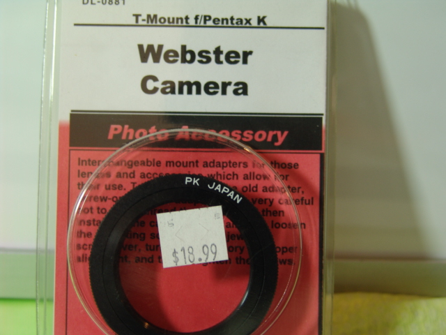 PENTAX K T-MOUNT